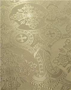 White-Silver Brocade Fabrics