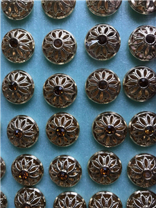 Silver-Gold Buttons Accessories