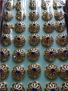 Silver-Gold Buttons Accessories