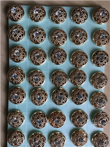 Silver-Gold Buttons Accessories