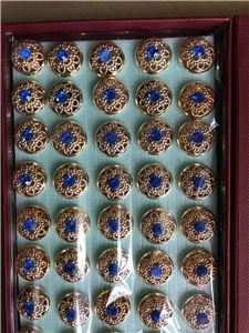 Silver-Gold Buttons Accessories