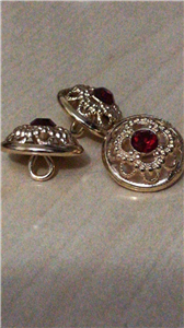 Silver-Gold Buttons Accessories