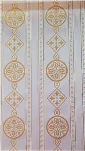White-Gold Brocade Fabrics