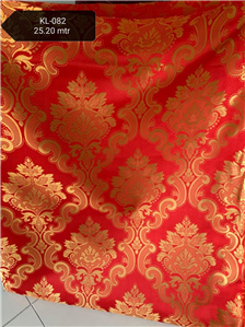 Red-Gold Brocade Fabrics
