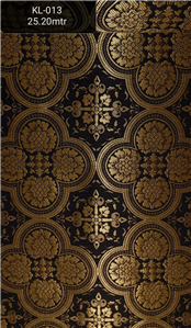 Black-Gold Brocade Fabrics