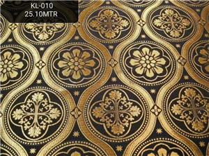 Black-Gold Brocade Fabrics