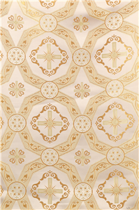 White-Light Gold Brocade Fabrics