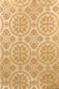 White-Gold Brocade Fabrics