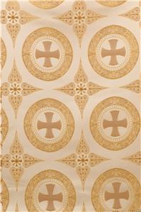 Gold-White Brocade Fabrics