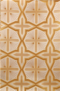 White-Gold Brocade Fabrics