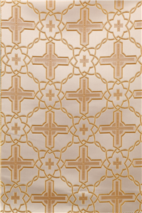 White-Light Gold Brocade Fabrics