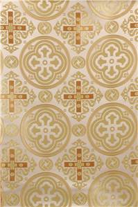 White-Light Gold Brocade Fabrics