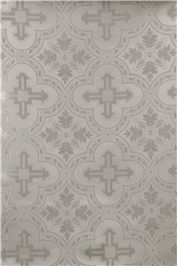 White-Silver Brocade Fabrics