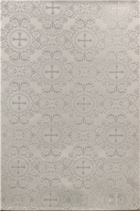 White-Silver Brocade Fabrics