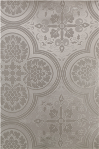 White-Silver Brocade Fabrics