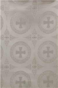 White-Silver Brocade Fabrics