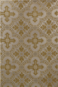 White-Light Gold Brocade Fabrics