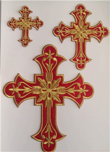 Red-Gold Cross Set