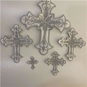 White-Silver Cross Set