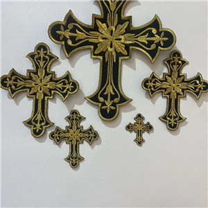 Black-Gold Cross Set